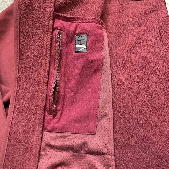 Wrangler 20X Red Softshell Long Live Cowboys Full Zip Jacket Mens 2XLT - Picture 5 of 8